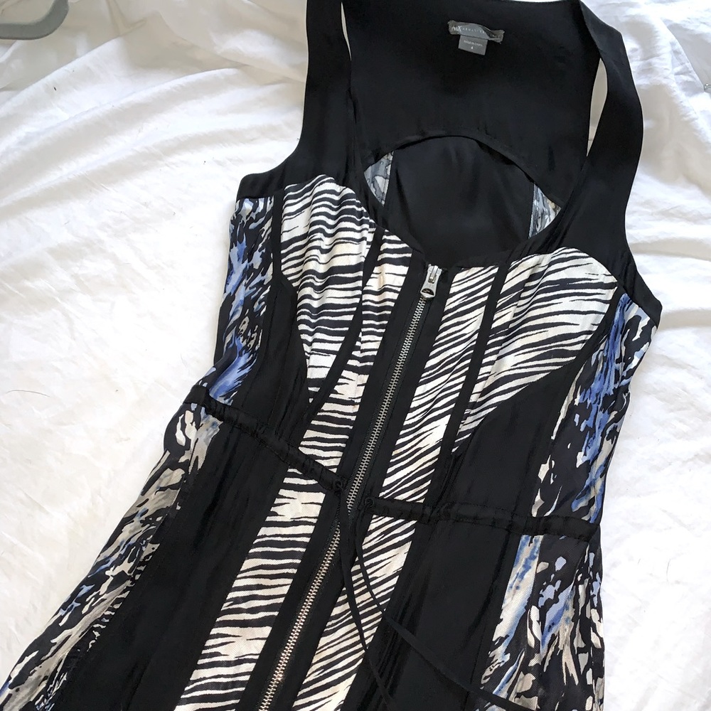 Armani exchange zipper dress